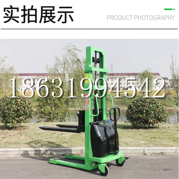 大英县电动叉车堆高车液压铲车电瓶1吨2吨站驾步行式小型全自动叉车